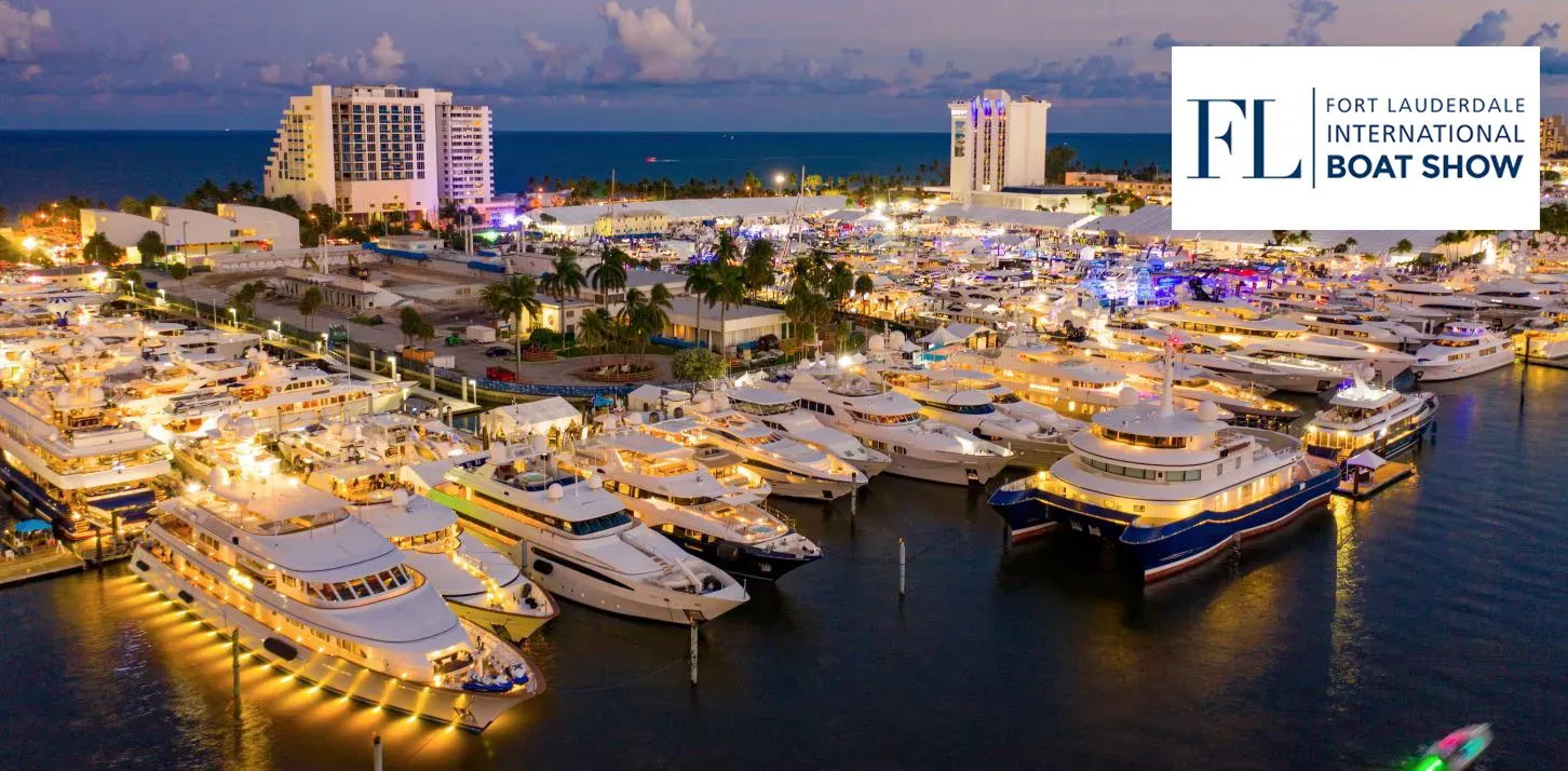 Luxury transportation for Fort Lauderdale International Boat Show, Bahia Mar Yachting Center, Superyacht Village, Las Olas Marina, Hall of Fame Marina, Broward County Convention Center