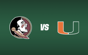 Luxury chauffeur transportation for Florida State Seminoles vs Miami Hurricanes in Miami