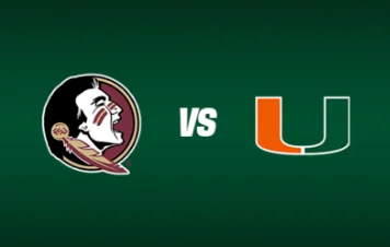 Florida State vs Miami rivalry logos