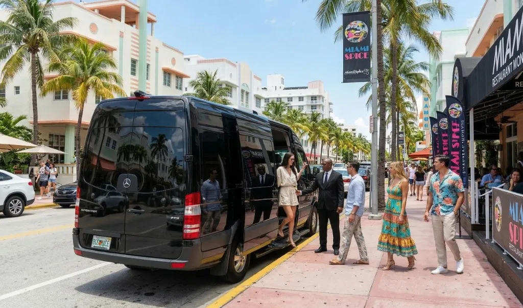 Luxury transportation for Miami Spice, Miami-Dade restaurants / citywide