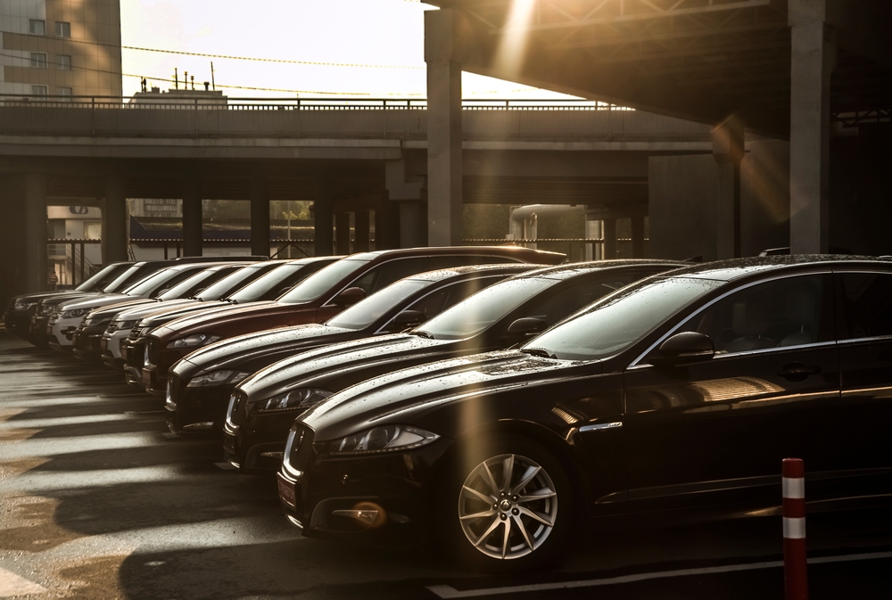 Jaguar and Range Rover presented at the Automobile downtown